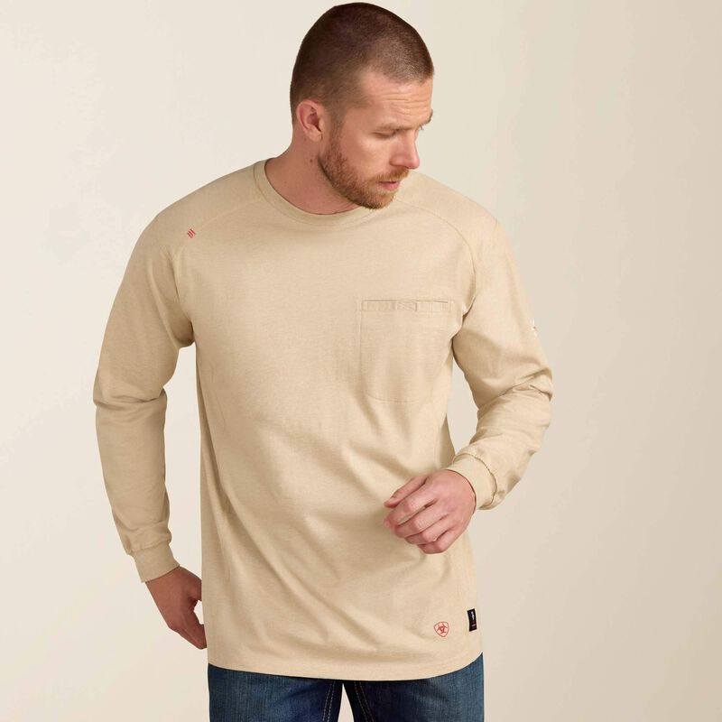 10022328 | FR Air Crew T-Shirt in Sand Heather