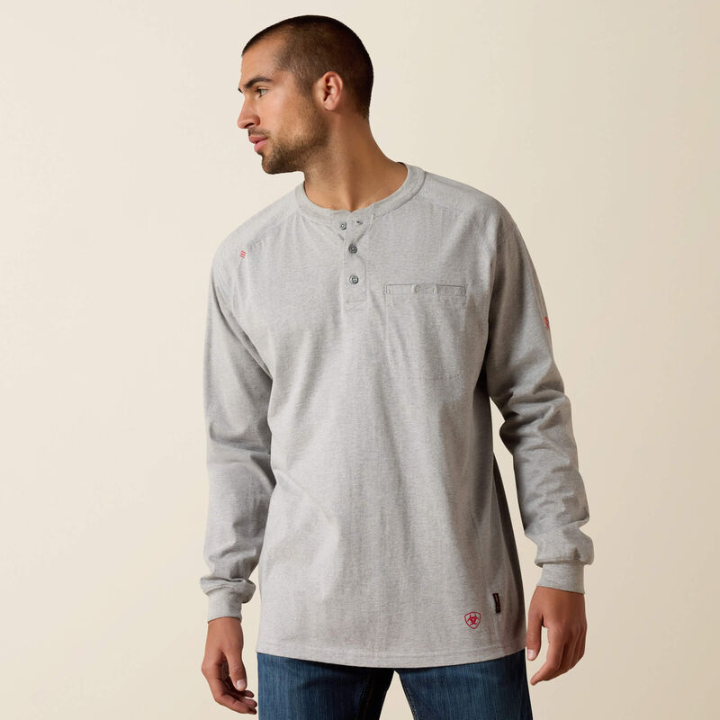 10022599 | FR Air Henley in Silver Fox Heather – Boot Country Work