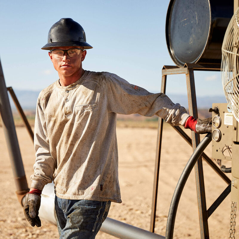 10022599 | FR Air Henley in Silver Fox Heather