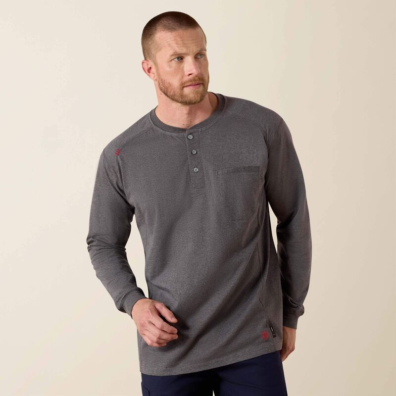 10027889 | FR Air Henley in Charcoal Heather