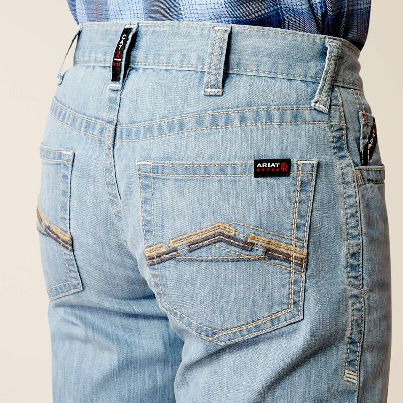 10051849 | FR M4 Relaxed DuraStretch DuraLight Remming Boot Cut Jean in Clemente Blue