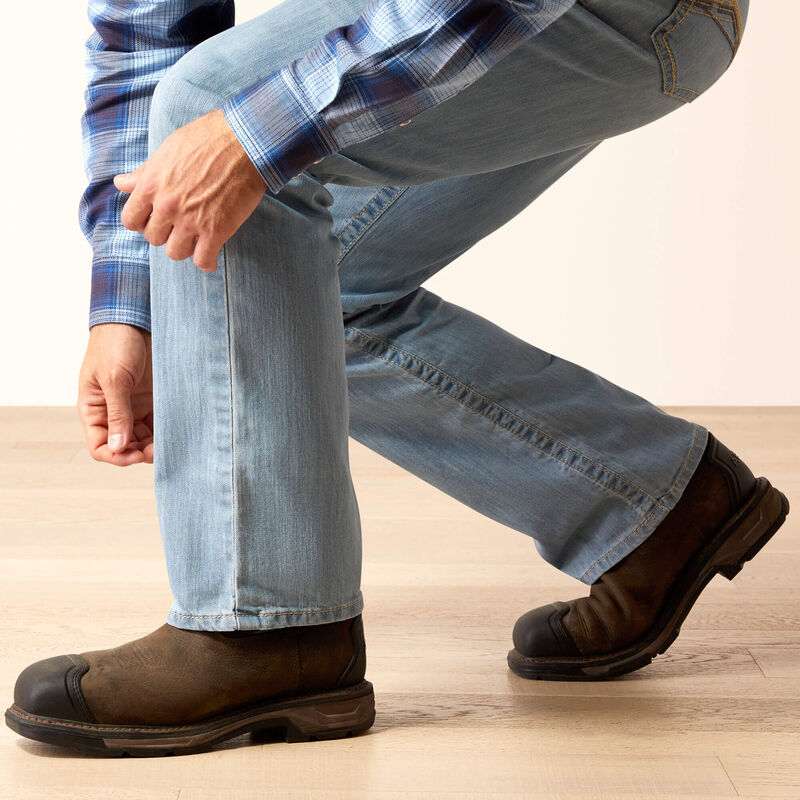 10051849 | FR M4 Relaxed DuraStretch DuraLight Remming Boot Cut Jean in Clemente Blue