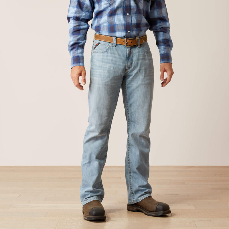 10051849 | FR M4 Relaxed DuraStretch DuraLight Remming Boot Cut Jean in Clemente Blue