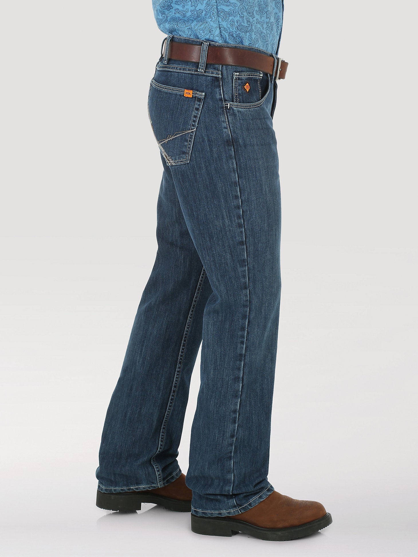 FR42MWM | FR Vintage 20X Boot Cut Jean in Midstone Blue