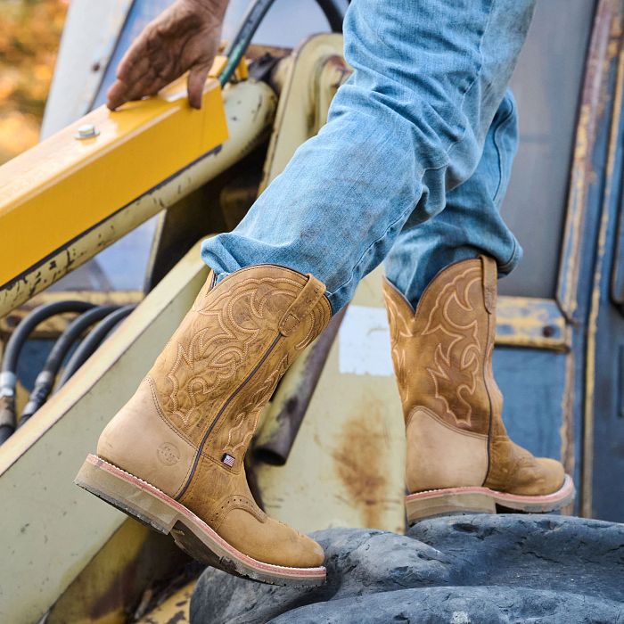 DH3567 | Dwight Square Steel Toe Work Boots