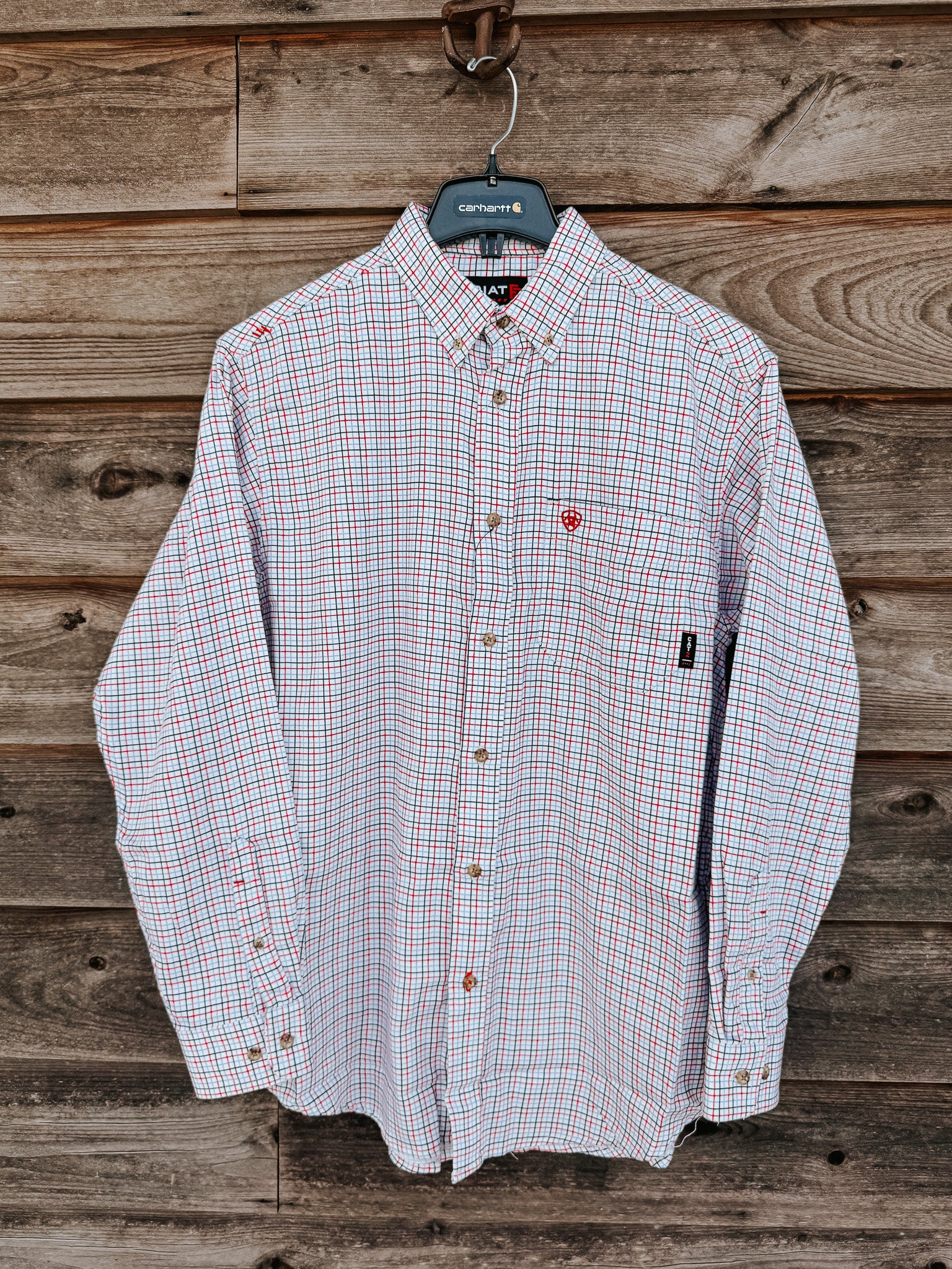 10014857 | FR Basic Work Shirt in White Multi