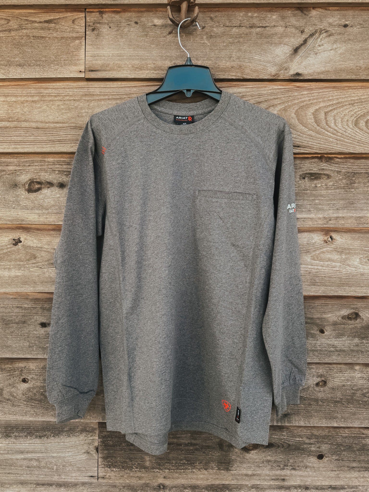 10039429 | FR Air Life on the Line Graphic T-Shirt in Charcoal Heather