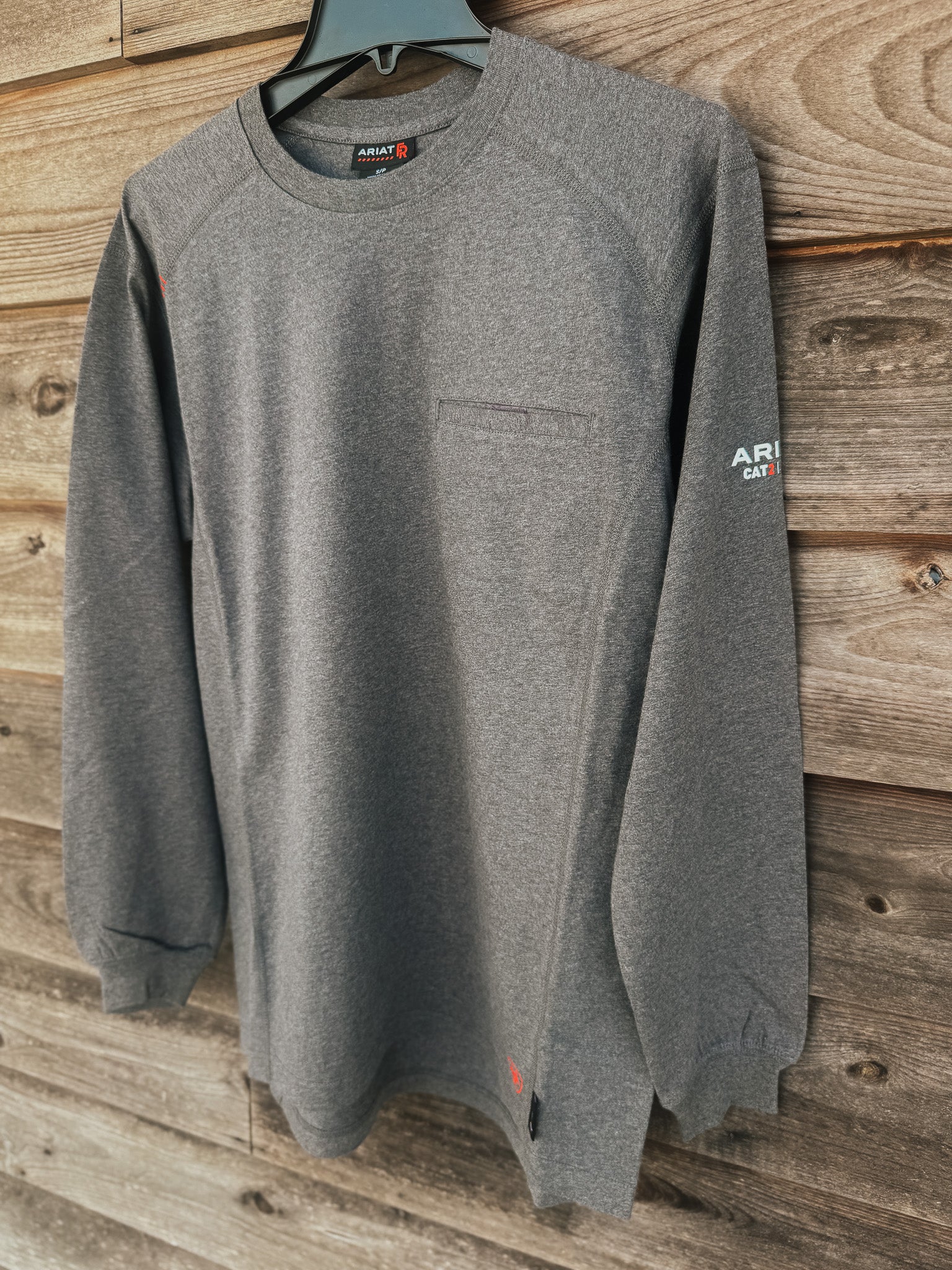 10039429 | FR Air Life on the Line Graphic T-Shirt in Charcoal Heather