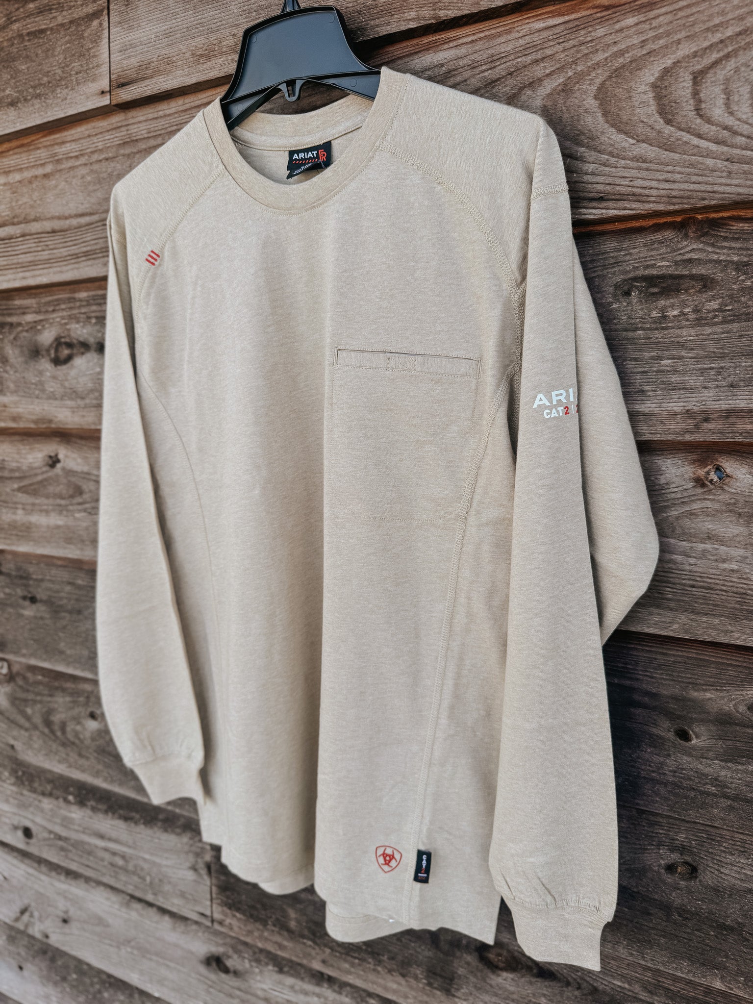 10022328 | FR Air Crew T-Shirt in Sand Heather