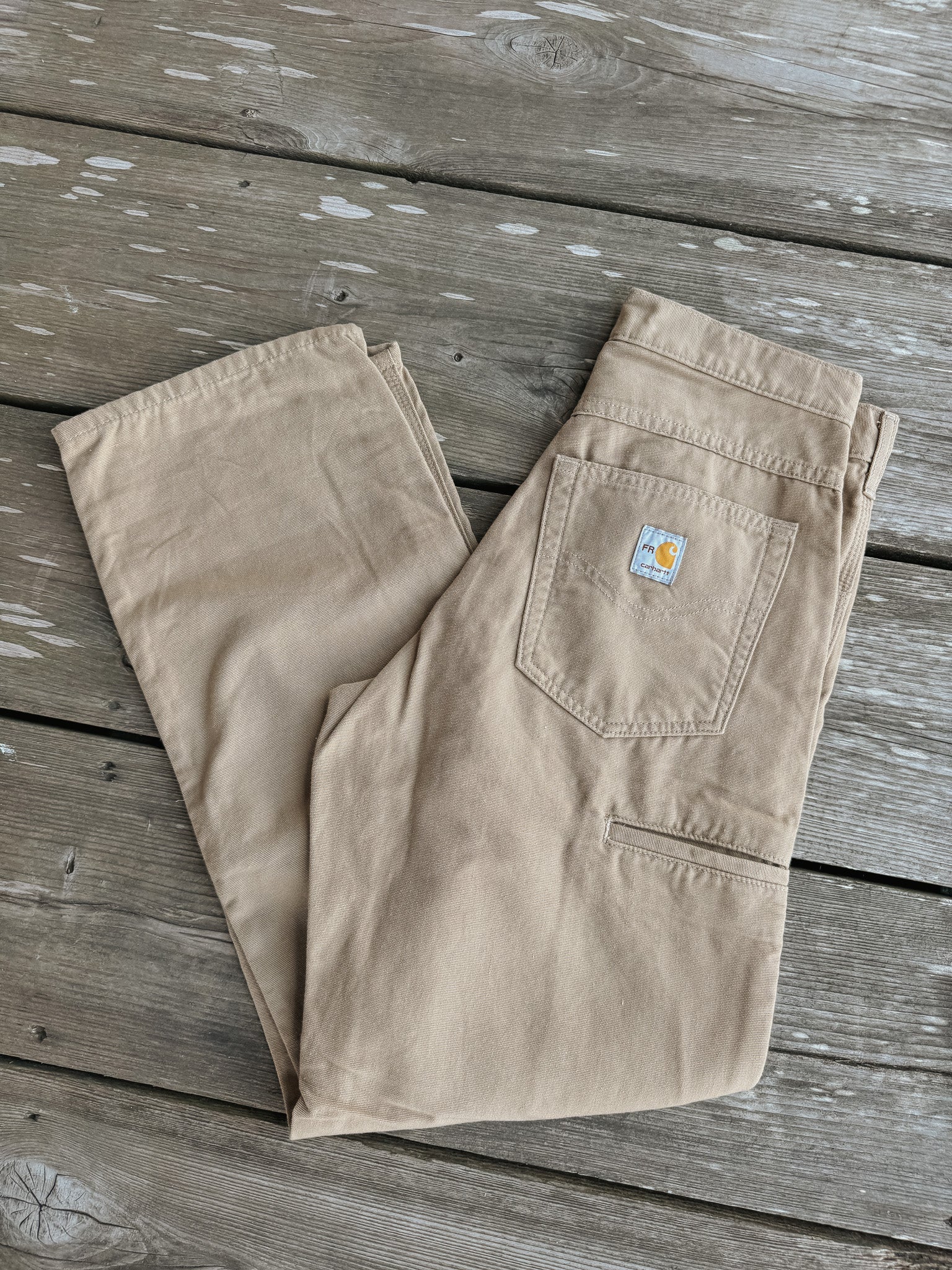 FRB159 | FR Midweight Canvas Loose Fit Pants in Golden Khaki