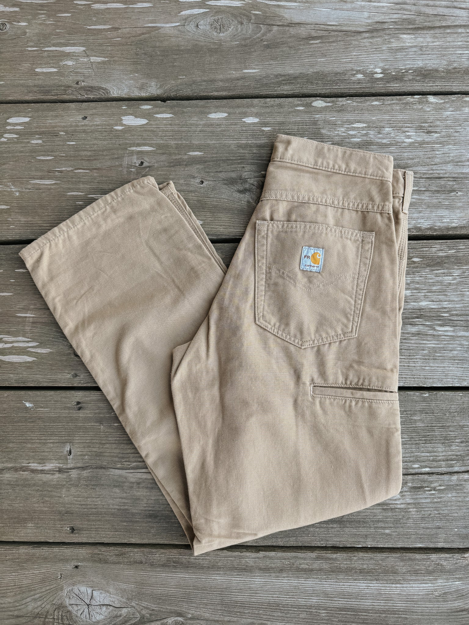 FRB159 | FR Midweight Canvas Loose Fit Pants in Golden Khaki
