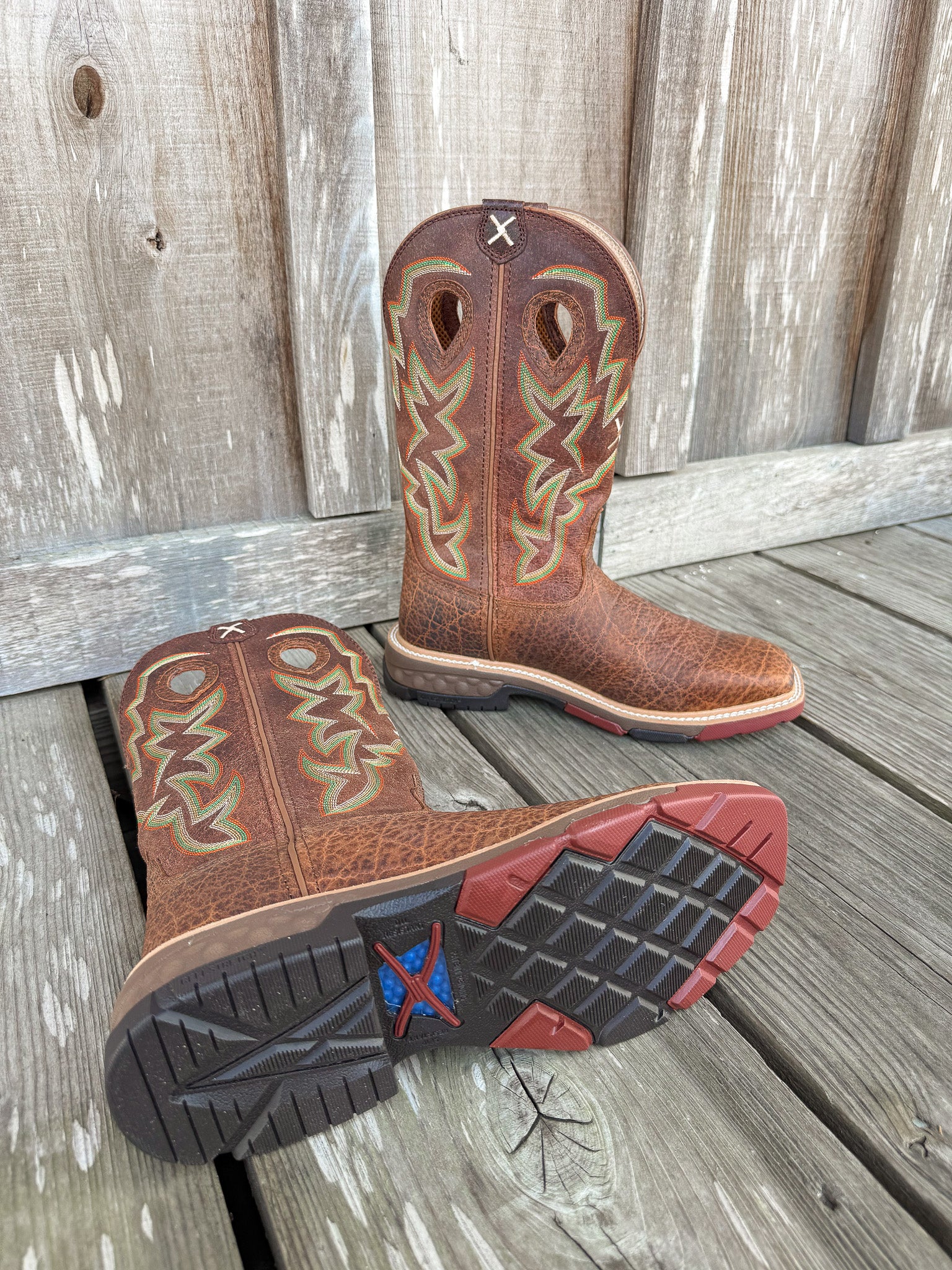 MXB0004 | Square Toe Western Work Boots