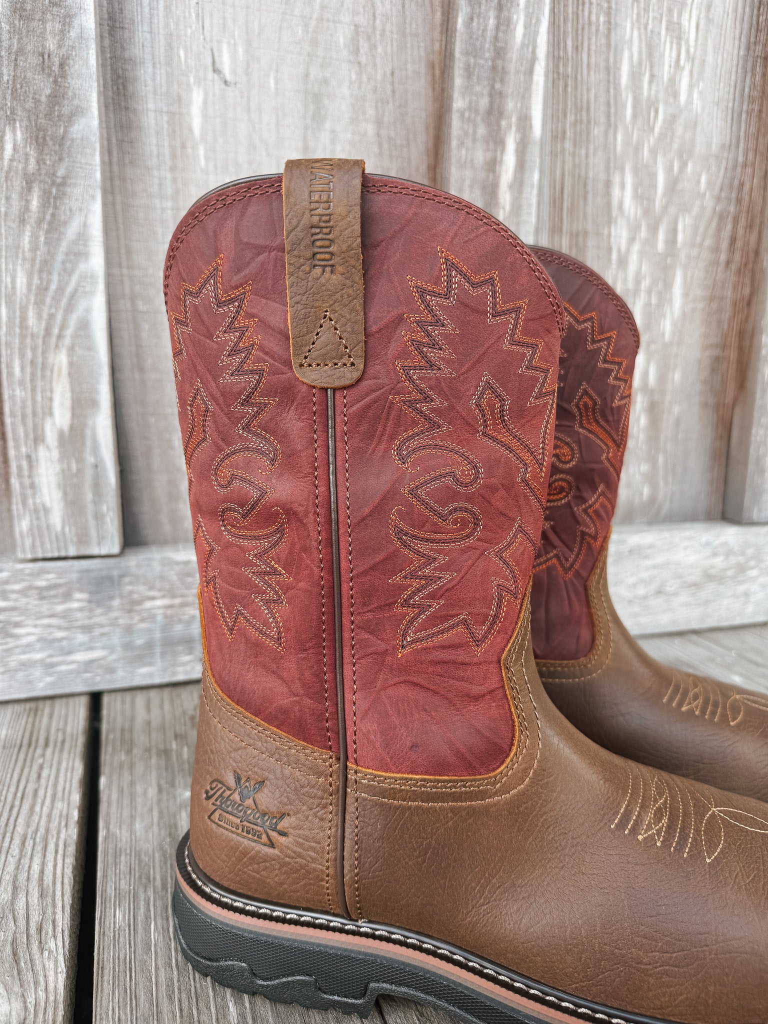 804-4341 | Buffalo Ridge Waterproof Square Nano Toe Wellington Boots