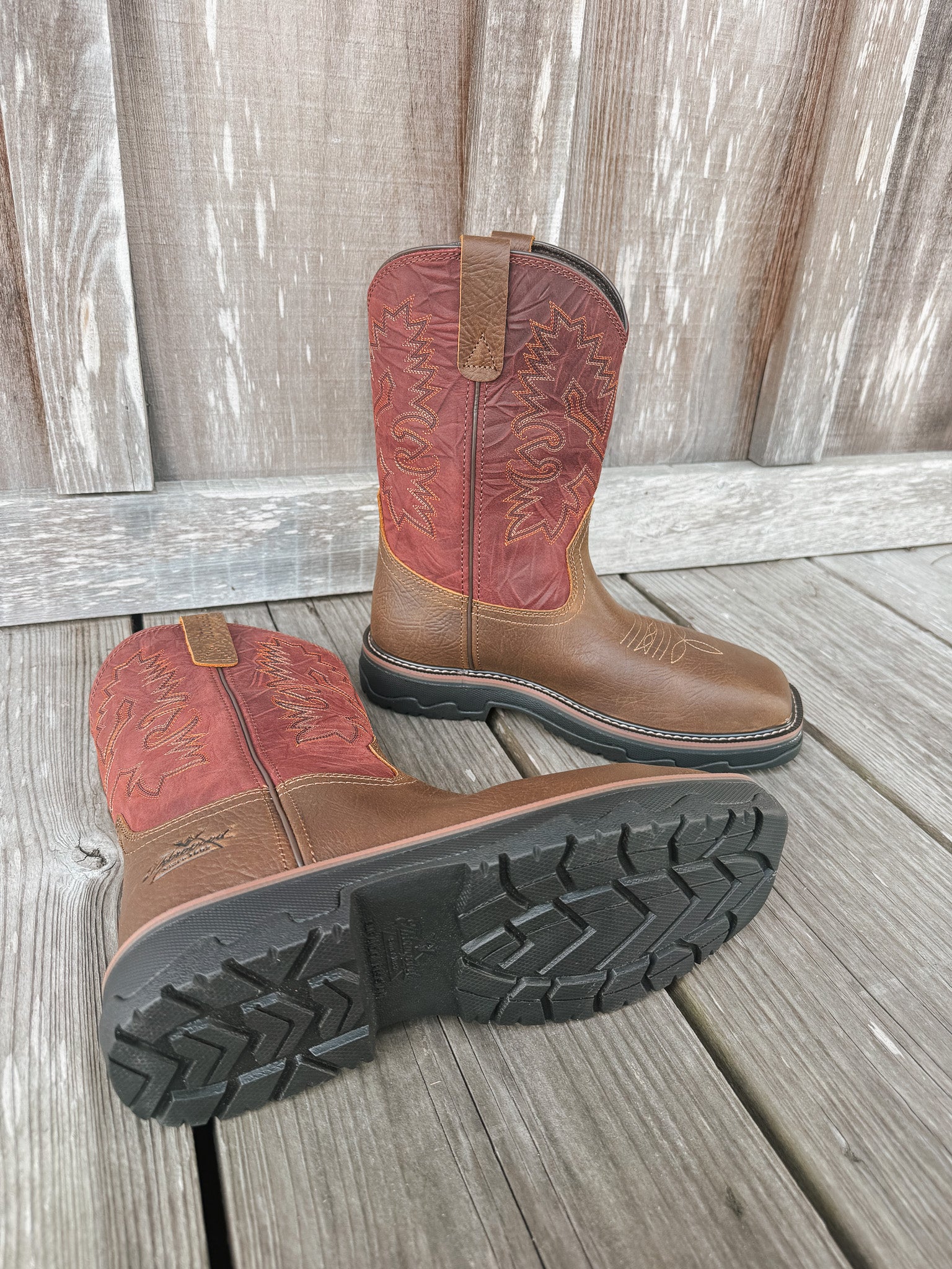 804-4341 | Buffalo Ridge Waterproof Square Nano Toe Wellington Boots