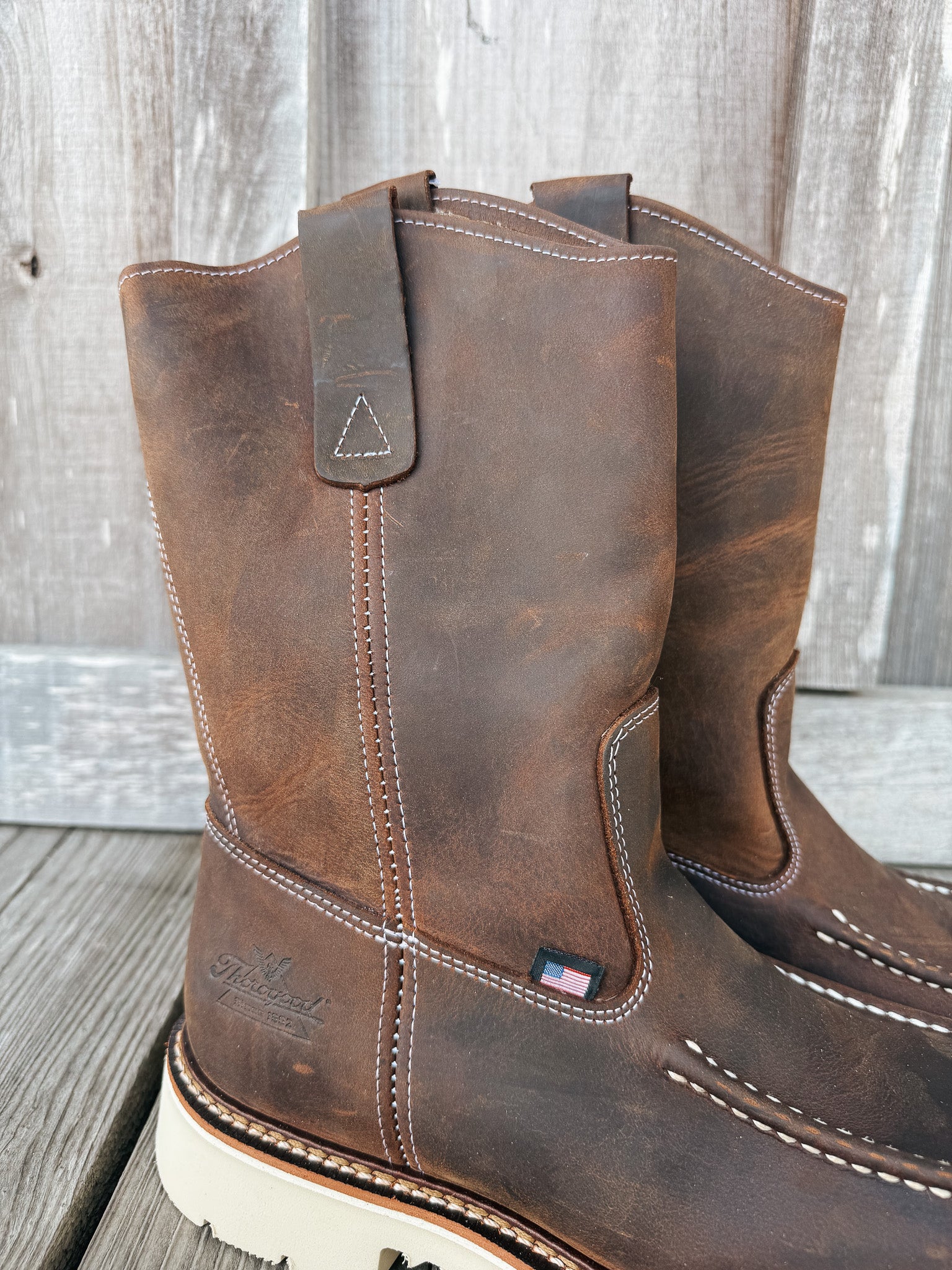 814-3311 | American Heritage Moc Toe Ranch Wellington Work Boots