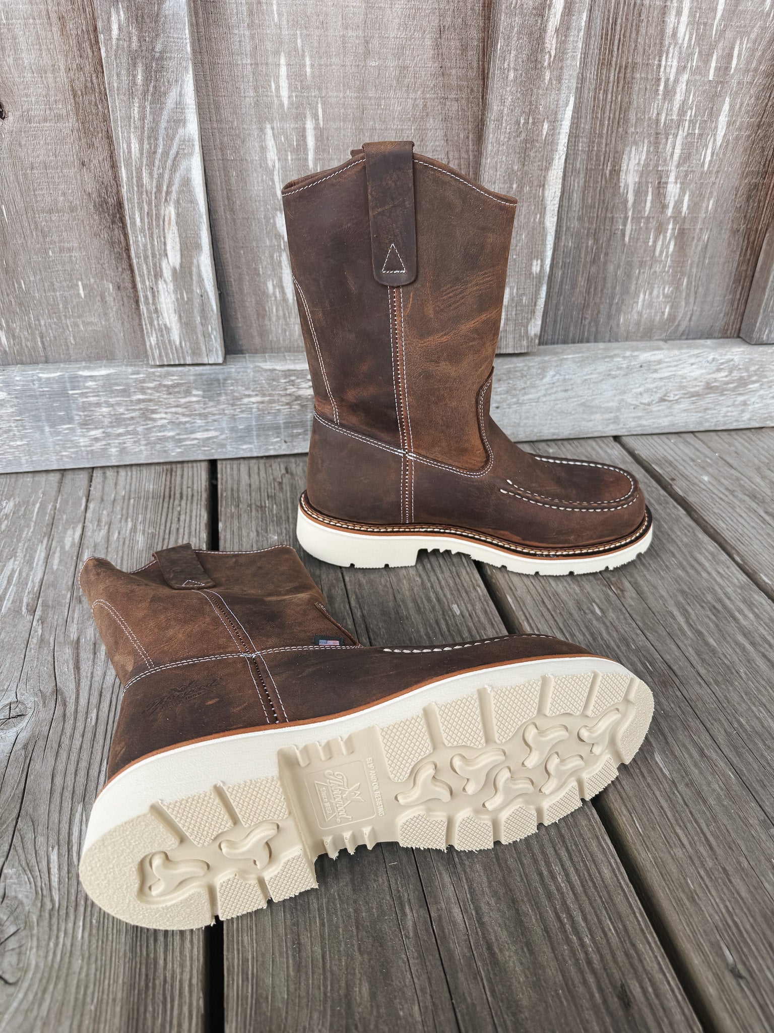 814-3311 | American Heritage Moc Toe Ranch Wellington Work Boots