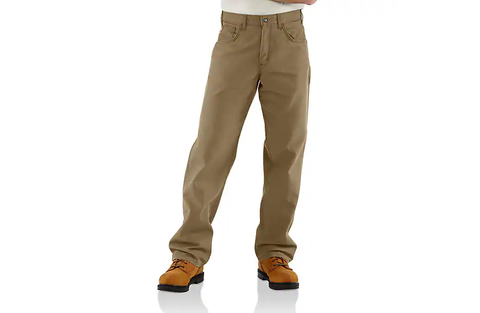 FRB159 | FR Midweight Canvas Loose Fit Pants in Golden Khaki