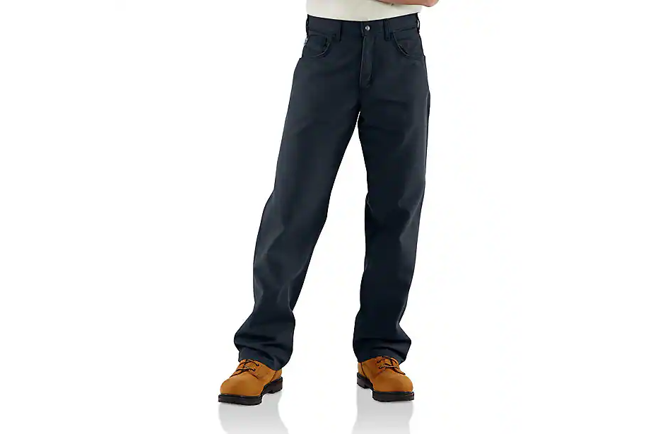 FRB159 | FR Midweight Canvas Loose Fit Pants in Dark Navy