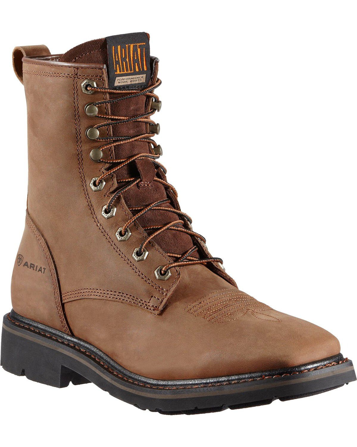 10011916 | Cascade 8" Wide Square Toe Work Boots