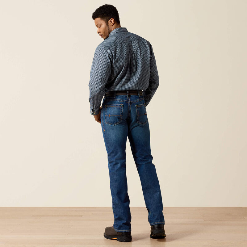 10012552 | FR M4 Relaxed Basic Boot Cut Jean in Flint Blue