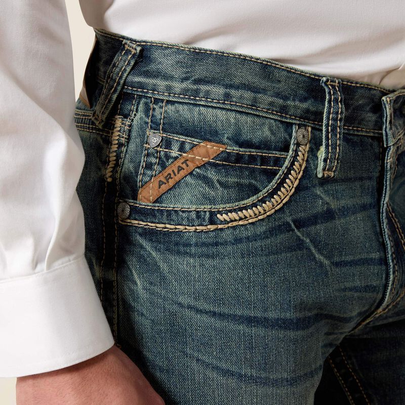 10012703 | Ariat NON-FR M5 Slim Gambler Stackable Straight Leg Jeans