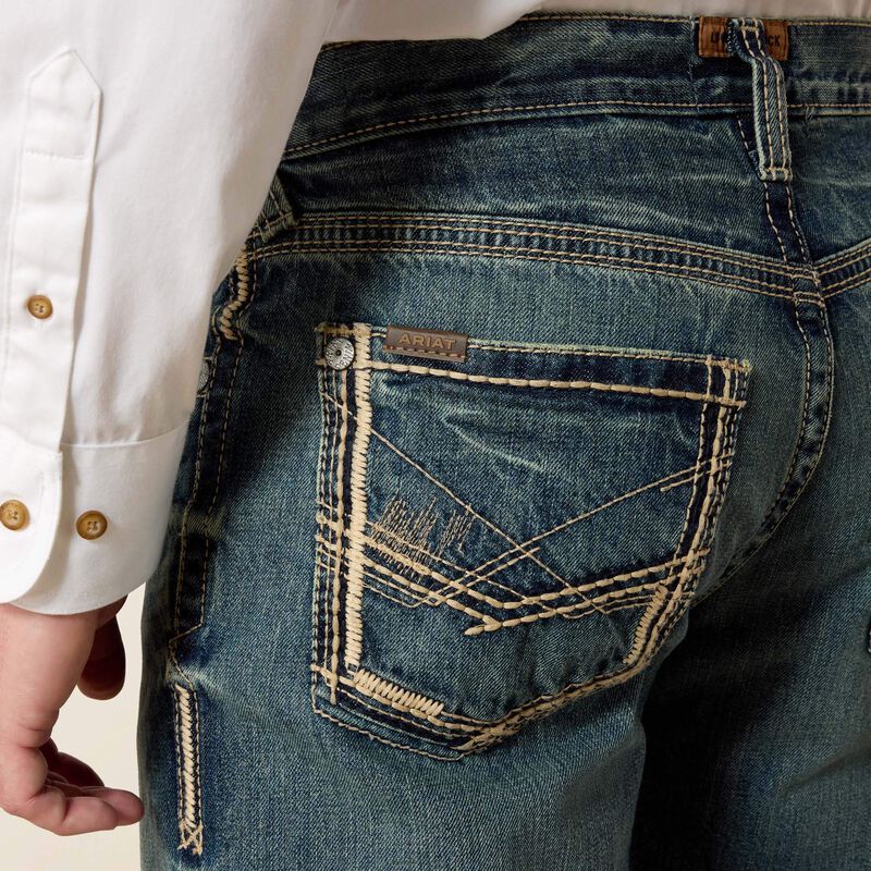 10012703 | Ariat NON-FR M5 Slim Gambler Stackable Straight Leg Jeans