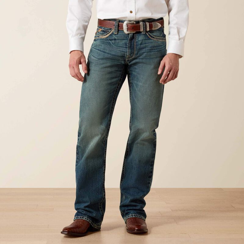 10012703 | Ariat NON-FR M5 Slim Gambler Stackable Straight Leg Jeans