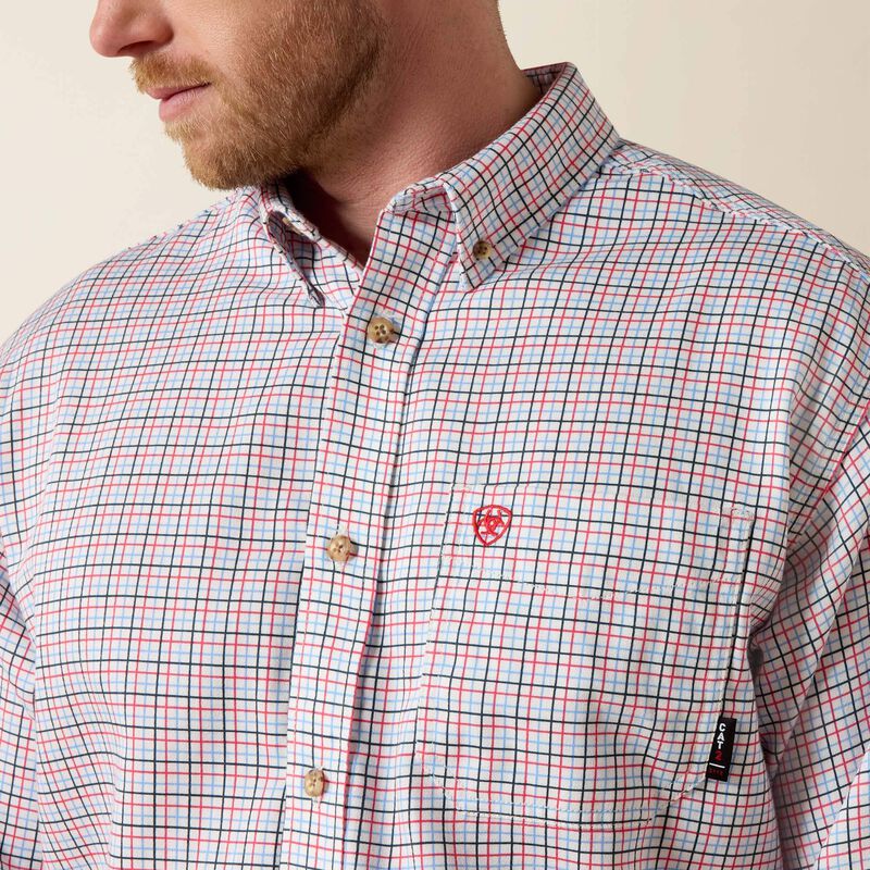 10014857 | FR Basic Work Shirt in White Multi
