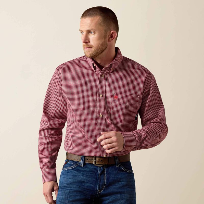 10015945 | FR Bell Work Shirt in Wine