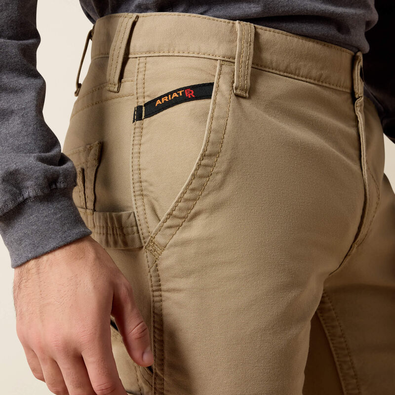 10017227 | FR M4 Relaxed Workhorse Boot Cut Pant in Khaki