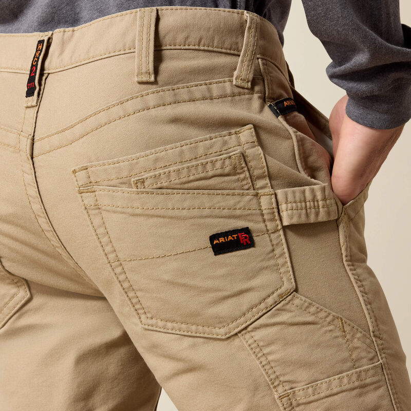 10017227 | FR M4 Relaxed Workhorse Boot Cut Pant in Khaki