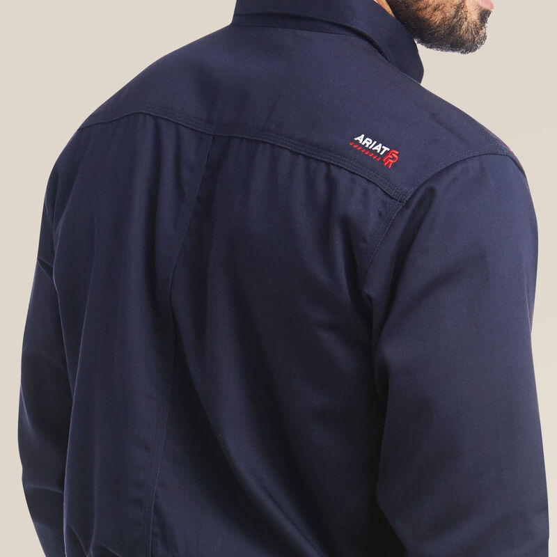 10018816 | FR Solid Work Shirt in Navy