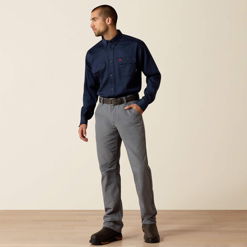 10018816 | FR Solid Work Shirt in Navy