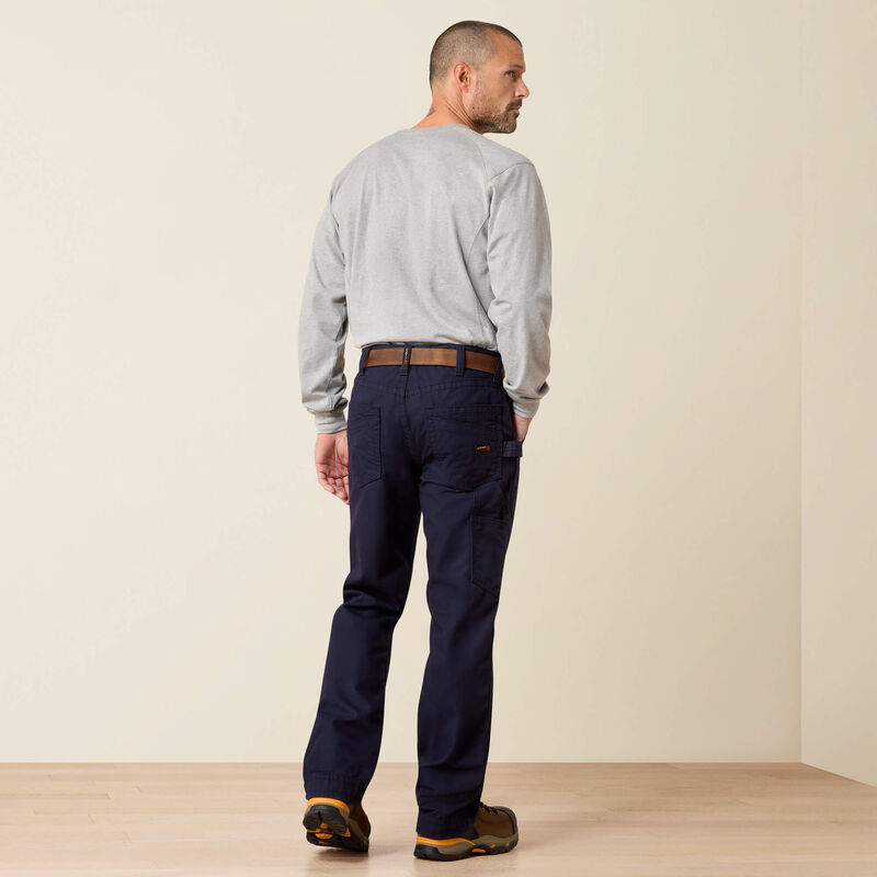 10019623 | FR M4 Relaxed Workhorse Boot Cut Pant in Navy