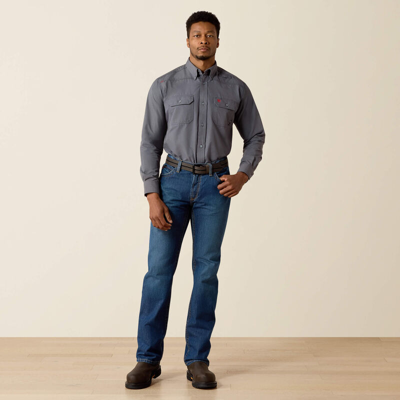 10025429 | FR Featherlight Work Shirt in Gunmetal