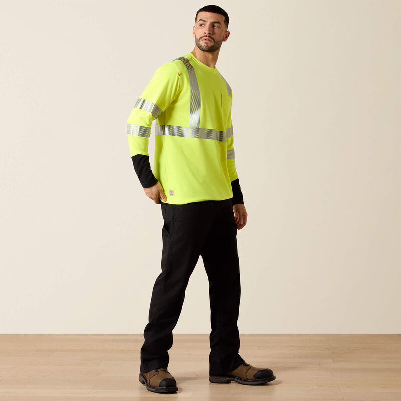 10025432 | FR Hi-Vis T-Shirt in Hi-Vis Yellow