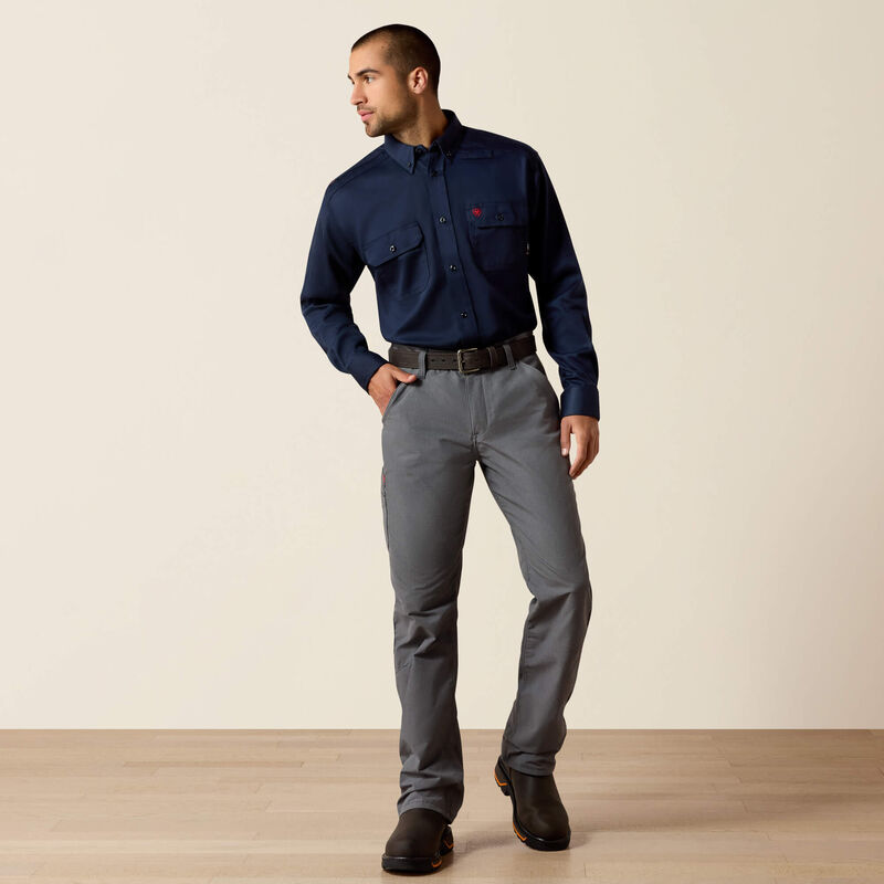 10026002 | FR M4 Relaxed DuraLight Ripstop Boot Cut Pant in Grey