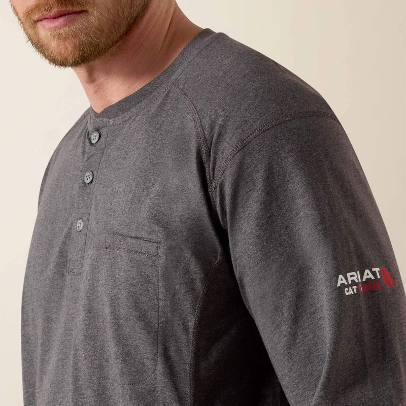 10027889 | FR Air Henley in Charcoal Heather