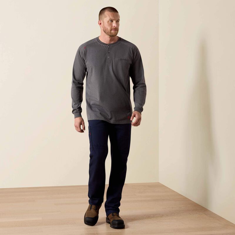 10027889 | FR Air Henley in Charcoal Heather
