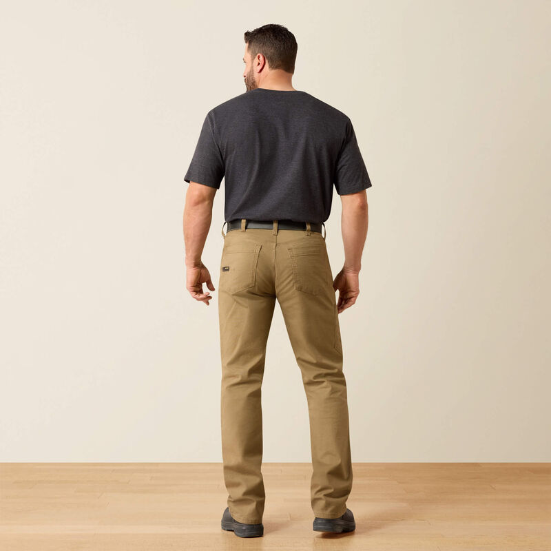 10030239 | Ariat NON-FR Rebar M4 Relaxed DuraStretch Straight Leg Pants - Khaki