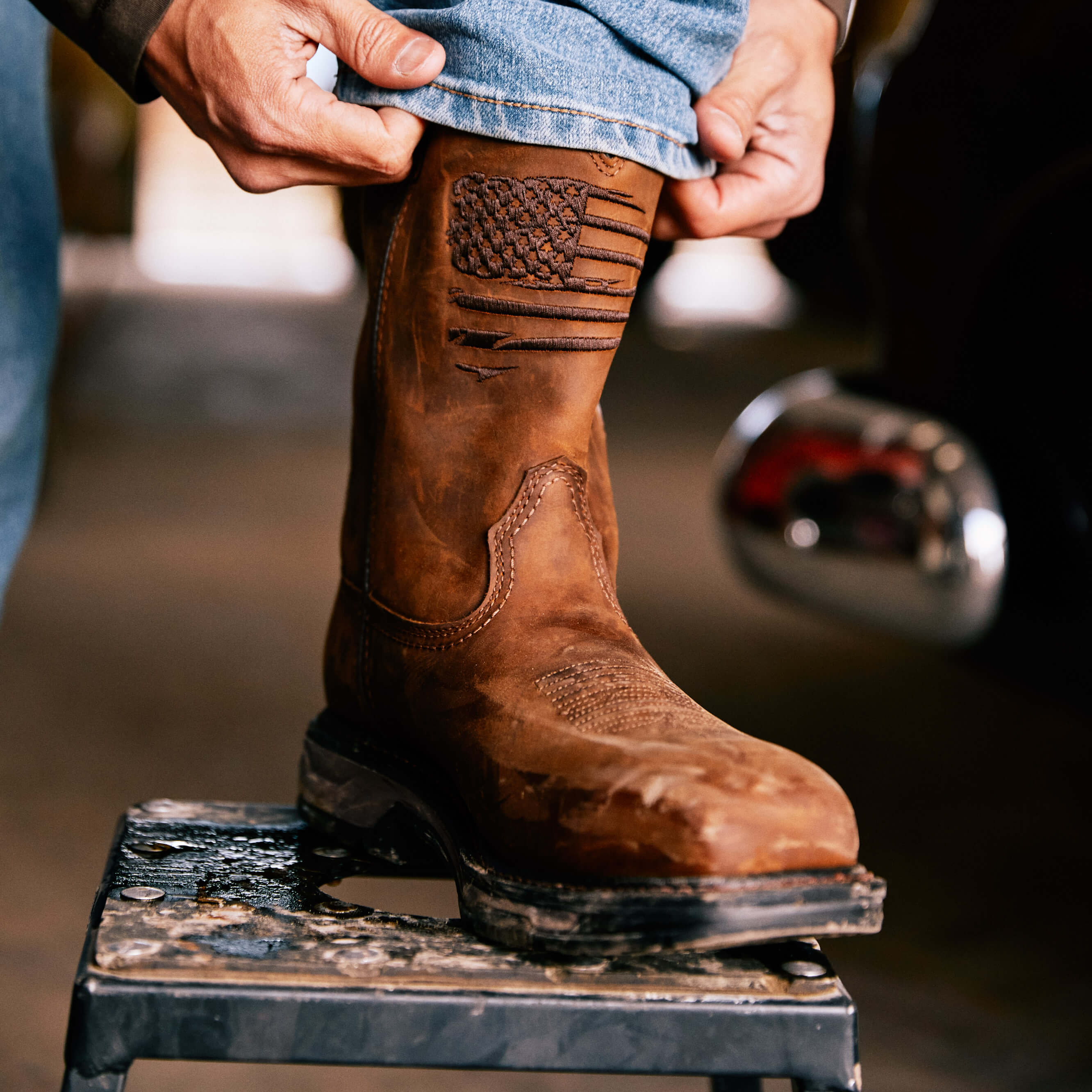 10036002 | WorkHog XT Patriot Waterproof Square Carbon Toe Work Boots