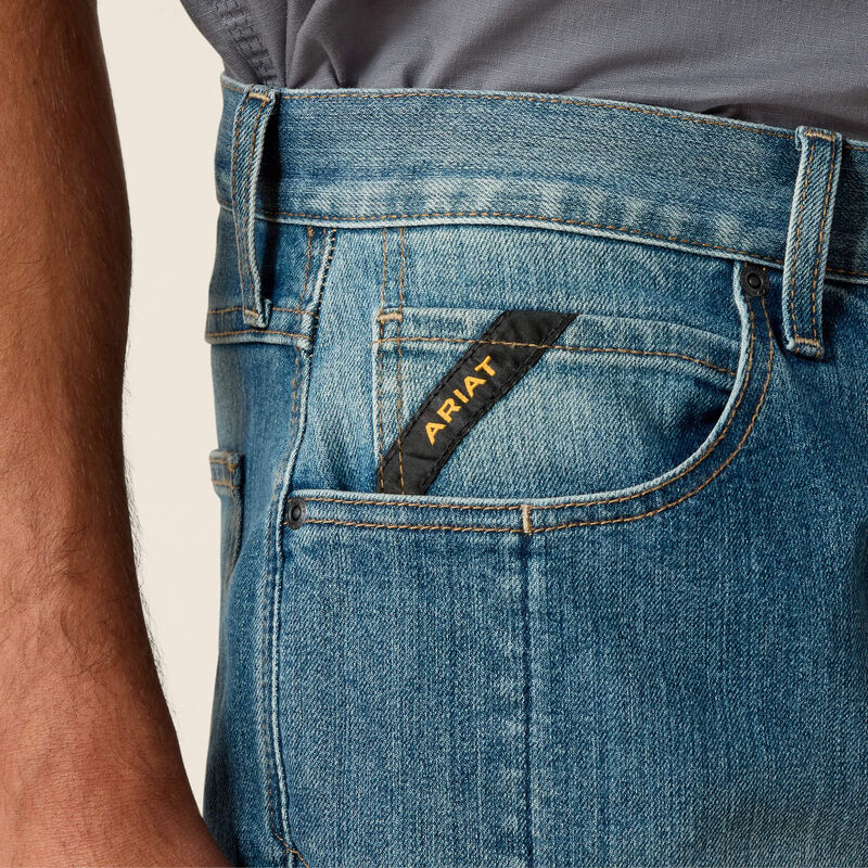 10039288 | Ariat NON-FR Rebar Edgewood M5 Stackable Straight Leg Jeans