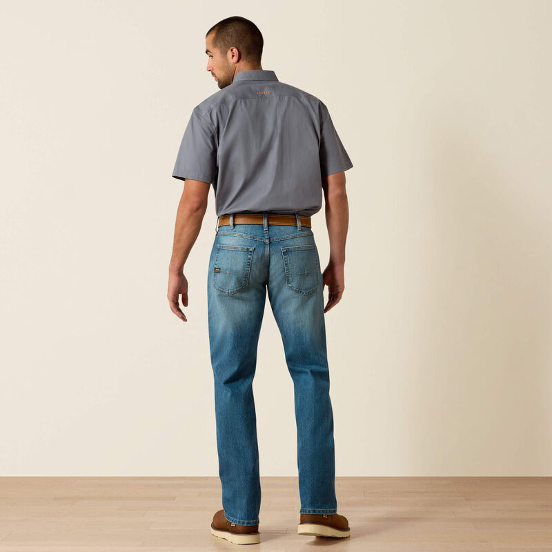 10039288 | Ariat NON-FR Rebar Edgewood M5 Stackable Straight Leg Jeans