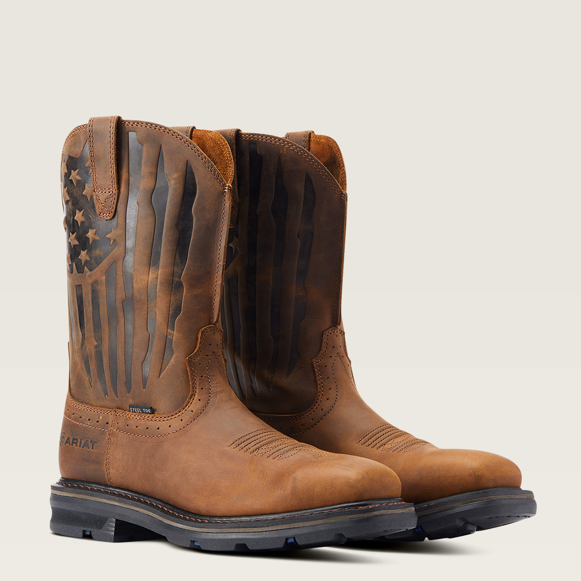10044426 | Sierra Shock Shield Patriot Steel Toe Work Boots