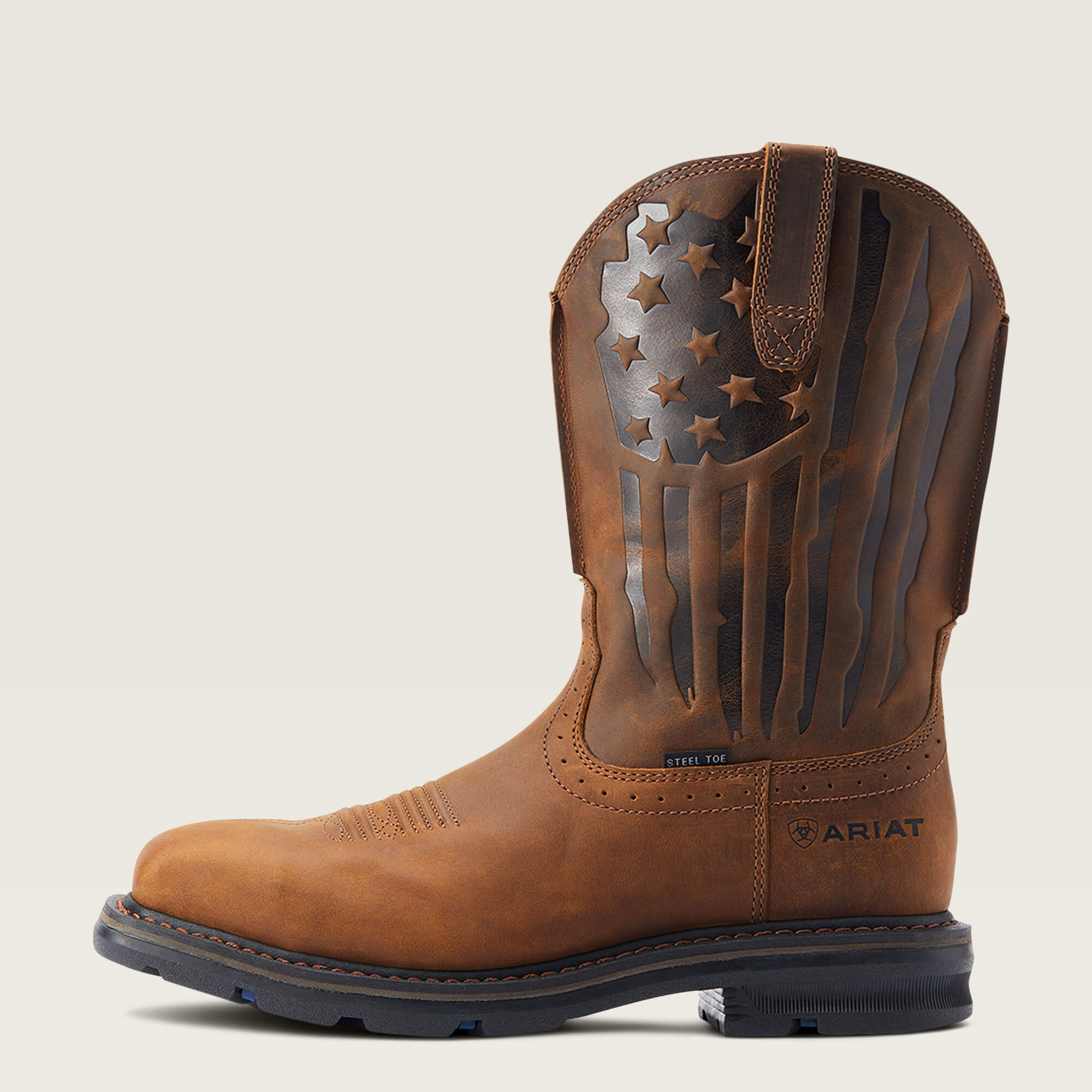 10044426 | Sierra Shock Shield Patriot Steel Toe Work Boots