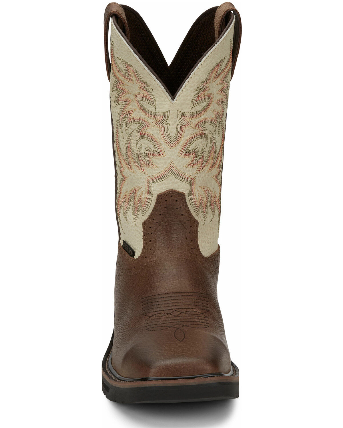 SE4684 | Driller Cream Square Steel Toe Work Boots