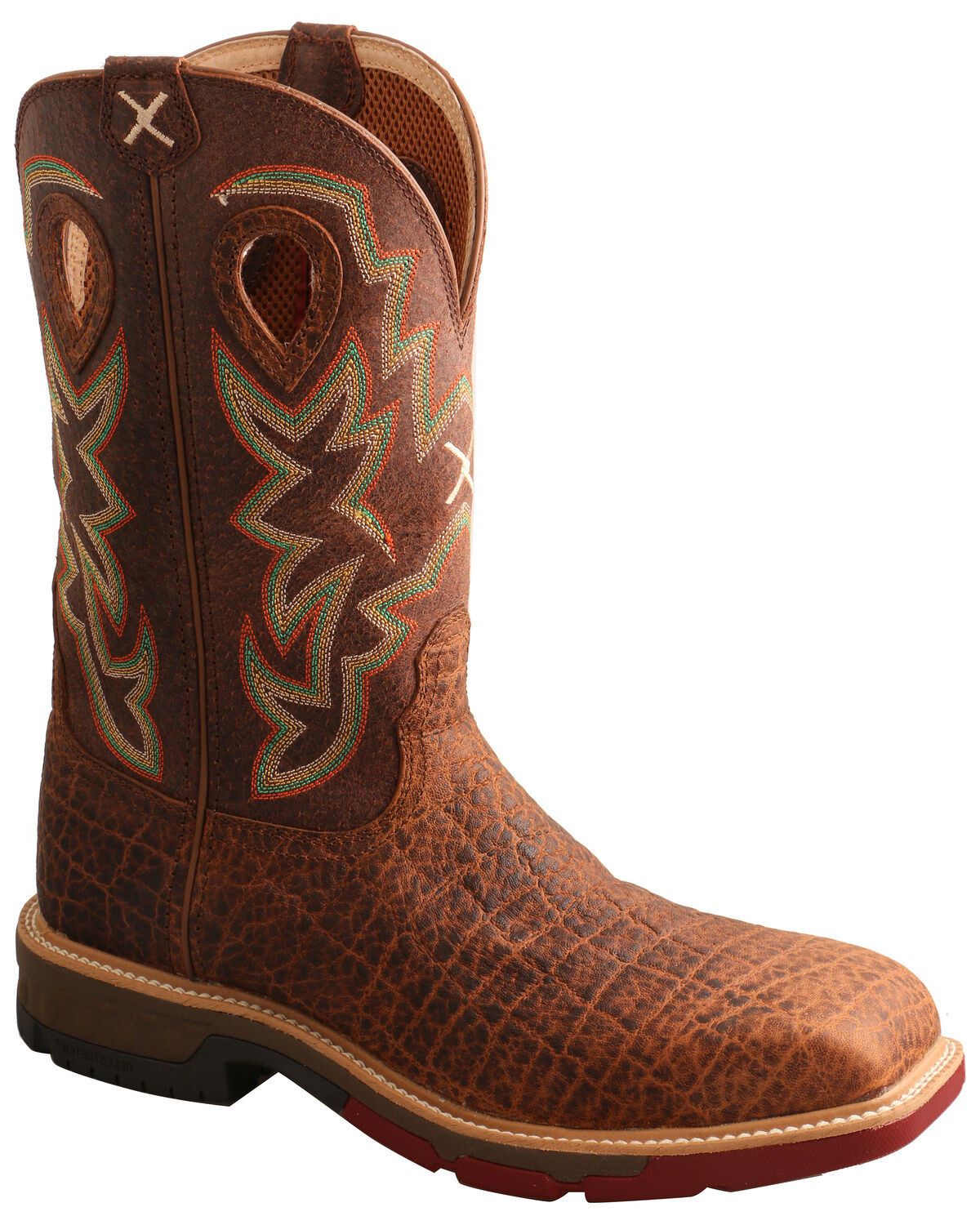 MXB0004 | Square Toe Western Work Boots