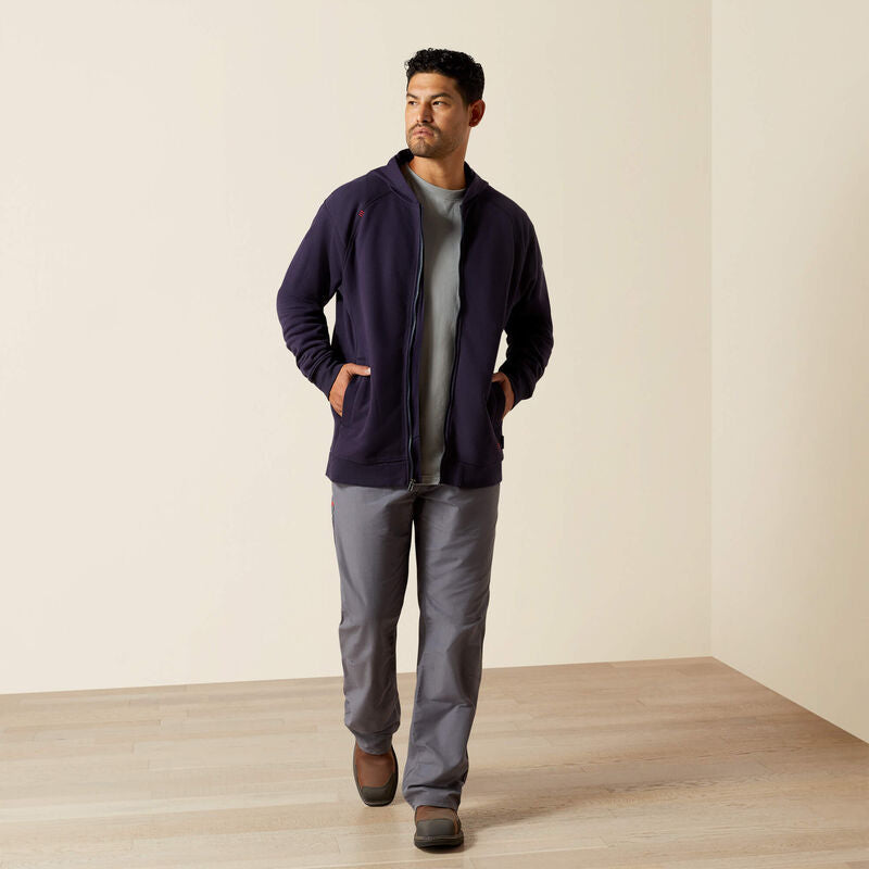 10062319 | FR Rev Full Zip Hoodie in Navy