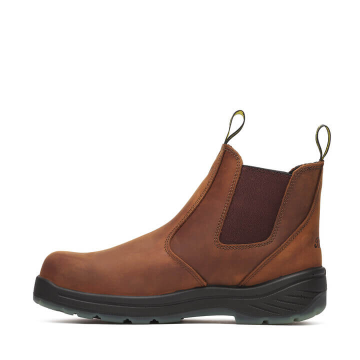804-3166 | 6″ Crazy Horse Round Composite Toe Boots