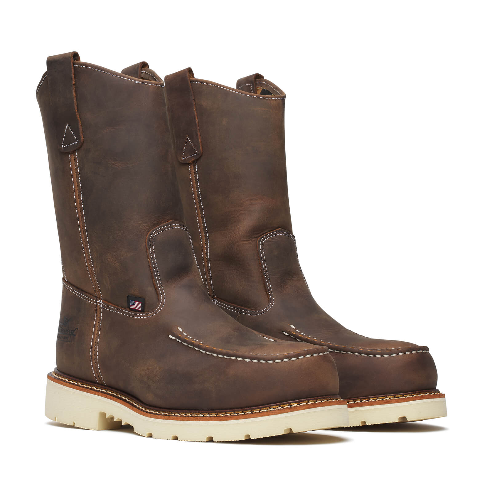 804-3311 | American Heritage Trail Crazy Horse Steel Toe Work Boots